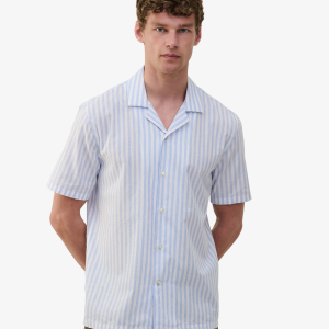 Cliff Stripe Cotton Linen SH01022-BLU