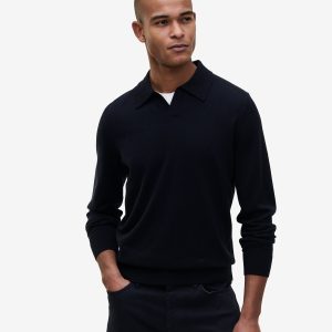 Parker LS Heavyweight Cotton Silk KW01020-NVY
