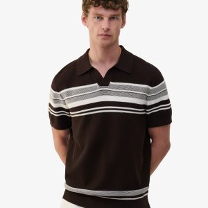 Ethan Cotton Stripe KW01021-DBR