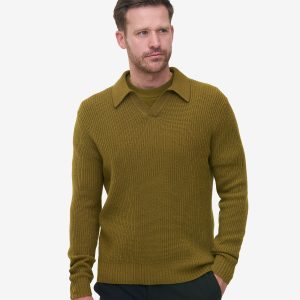 Parker LS Wool Blend Rib KW01037-FGR