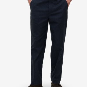 Clifton Drawstring Cotton Stripe Stretch PA01014-BLU