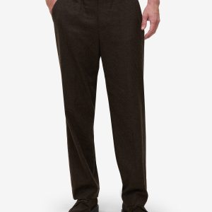 Clifton Drawstring Houndstooth Cotton PA01016-BRW