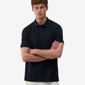 Lewis SS Cotton Pique PO01032-NVY