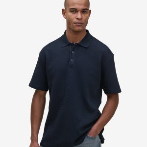 Finn Cotton Waffle PO01034-NVY