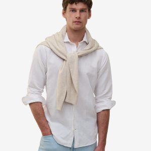 Specialist Cotton Linen SH01014-WHT