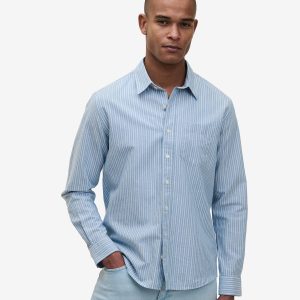 Brookvale Cotton Linen Stripe SH01030-BLU