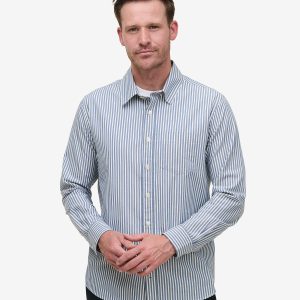Brookvale Small Stripe Cotton SH01038-BLU