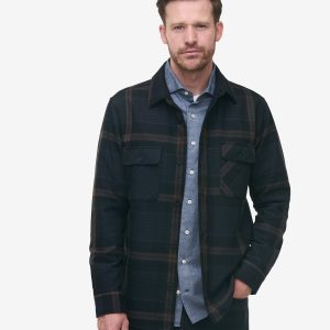 Ohio Brushed Check SH01044-NVY