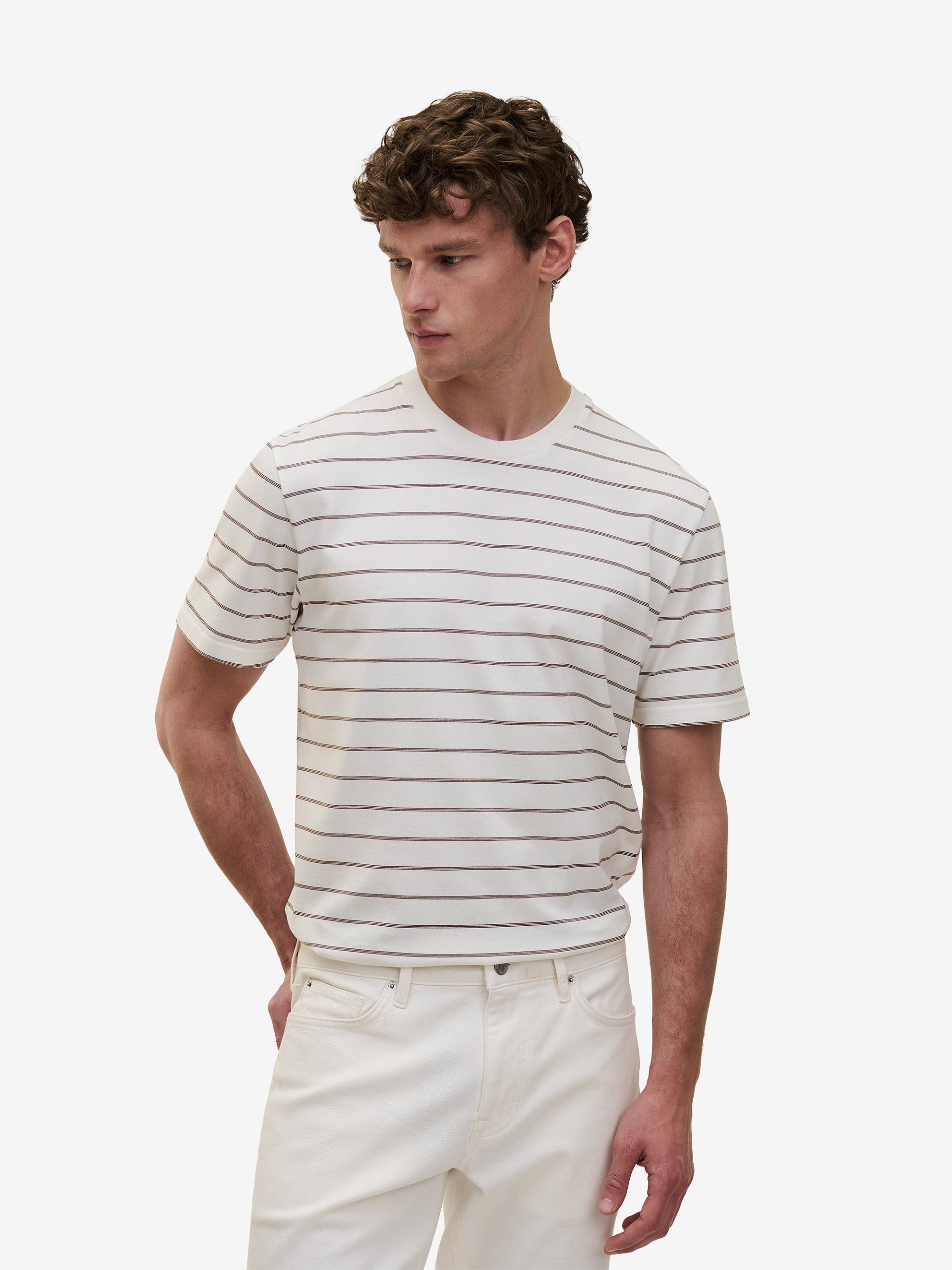 Tee Midweight Cotton Stripe TS90032-DAB